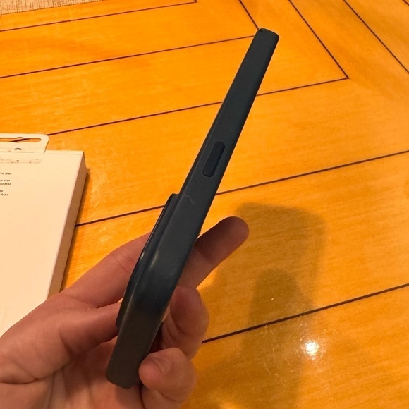 APPLE iphone 15 promax phone case official silicone case storm blue w box - Picture 6 of 14